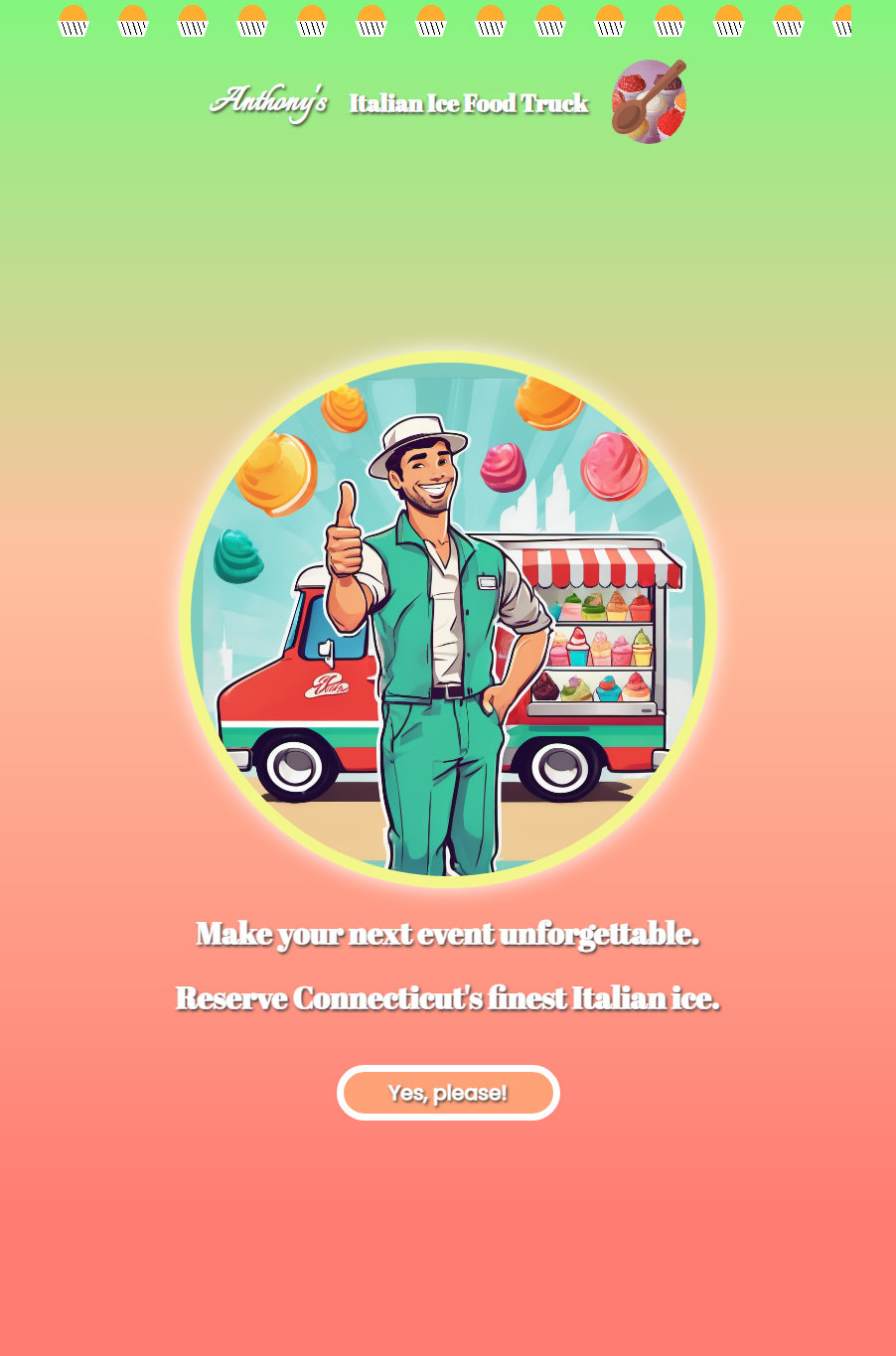 Anthony's Italian Ice Food Truck - ItalianIceFoodTruck.com